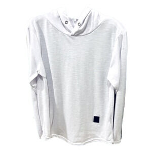 🌞☀️SUMMER SALE! Men’s white light-weight hooded sweatshirt. NWOT.
